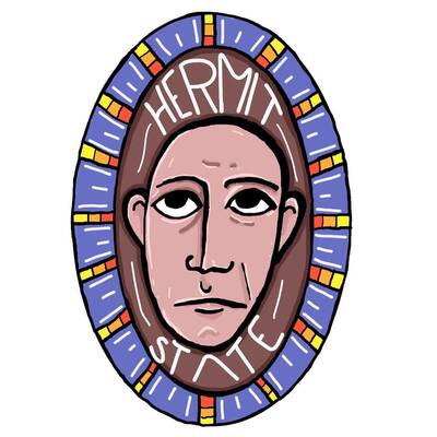 Hermit State sticker